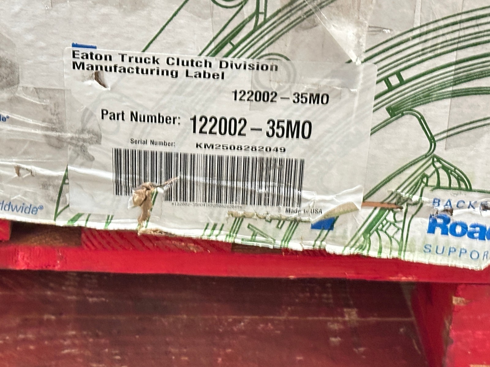 Genuine OEM Eaton 122002-35MO ECA Truck Clutch 15-1/2″ Ultrashift
