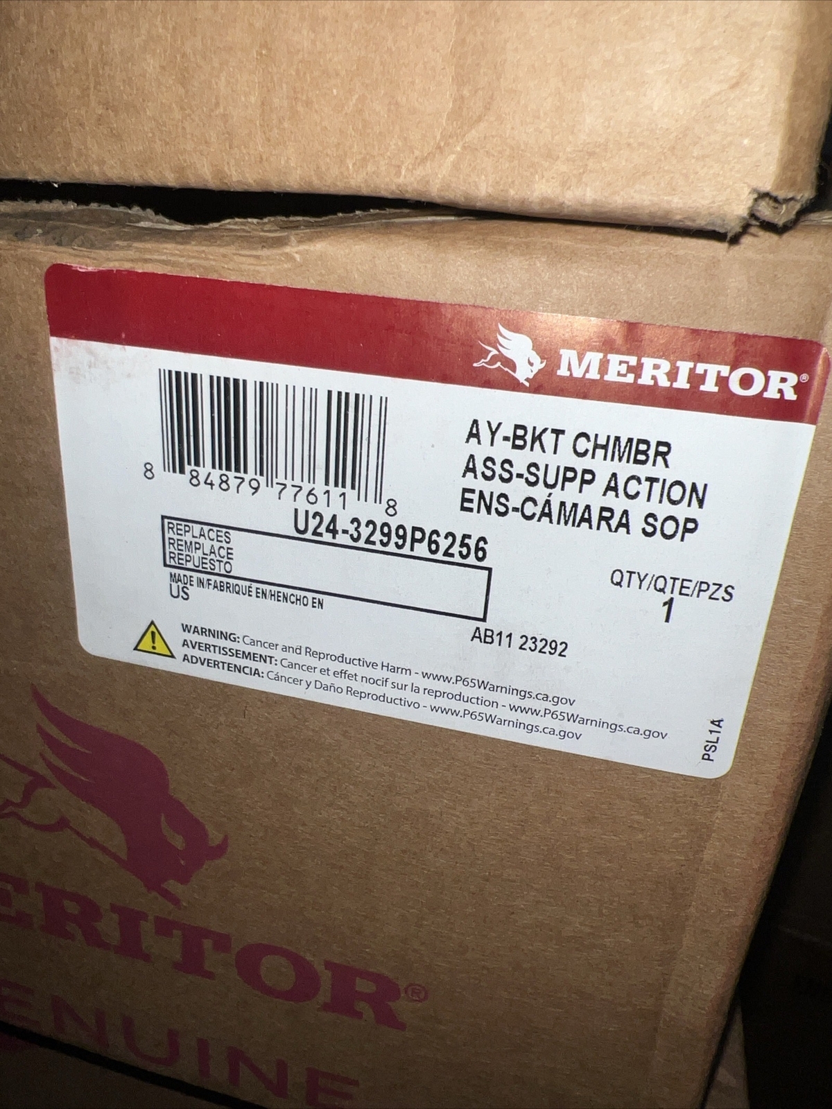 Meritor U243299P6256 Air Brake Chamber Bracket