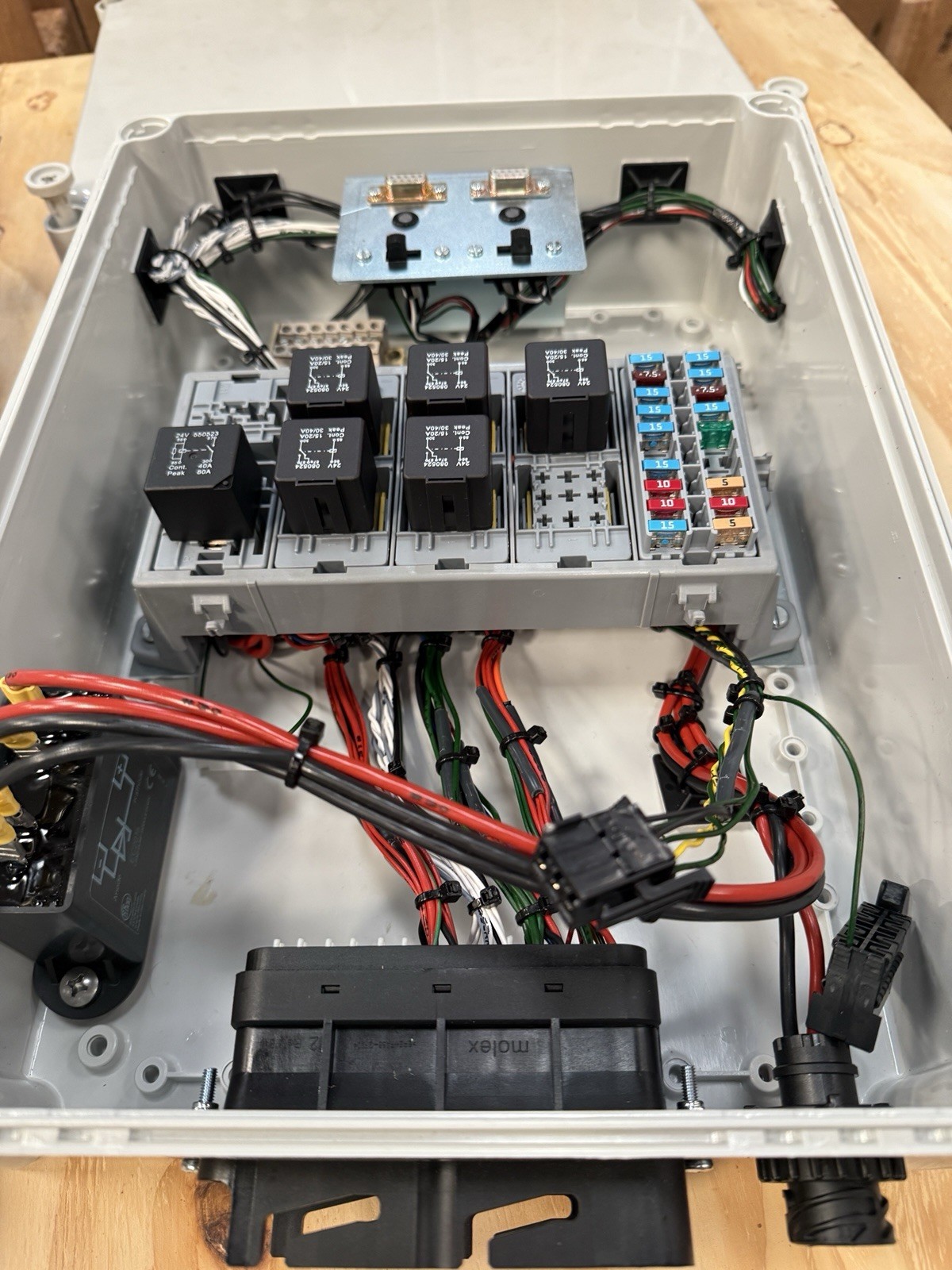 Dennis Eagle RCV Truck Trailer Electrical Harness Junction Box Assembly 1015265