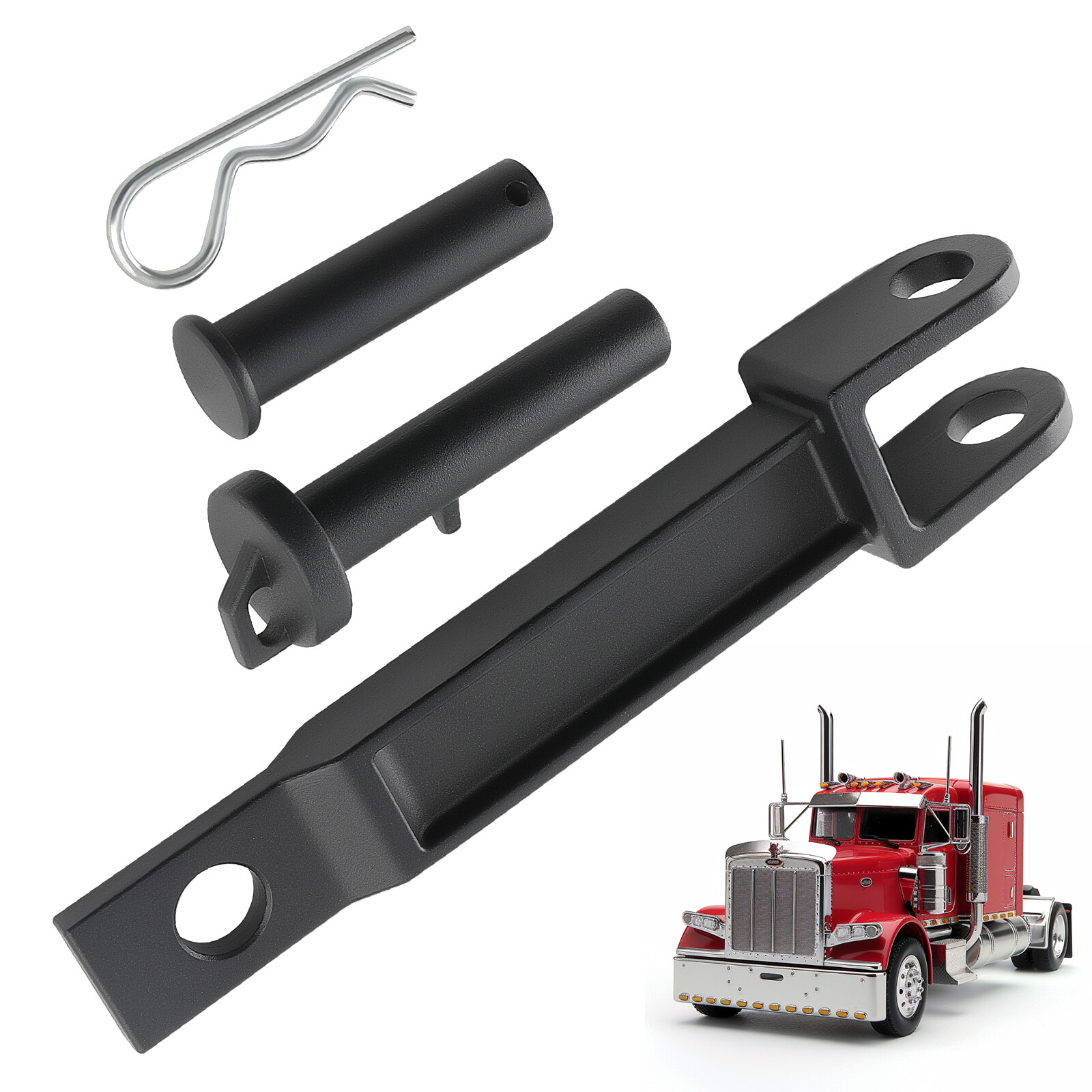 Single Towing Hook&Pull Pin%Frame Pin 2pcs Kit for Peterbilt A20-6014