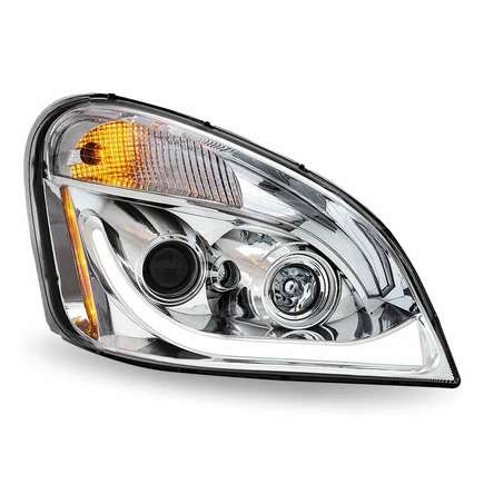 Trux TLED-H67 Projector Headlight Assembly, Rh, Led, Chrome, Fo for Freightliner
