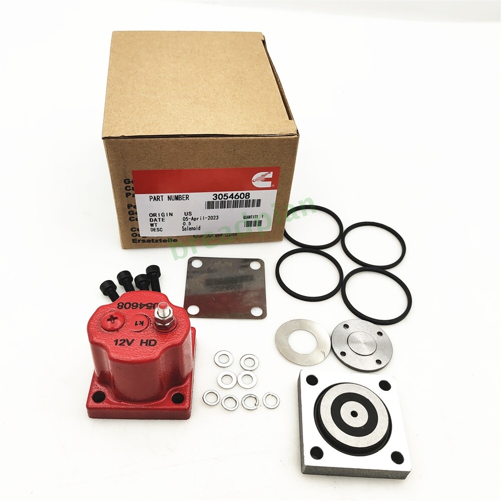 NEW Fuel Shutoff Valve Set for Cummins N14 PAI 180204 3054608 209940 Solenoid