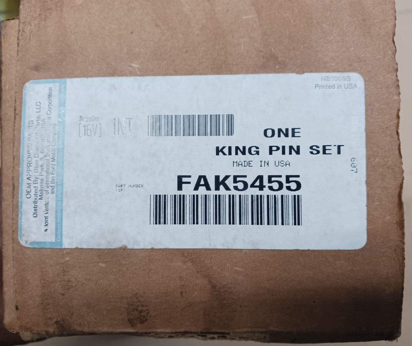 FAK5455 OEM International King Pin Set