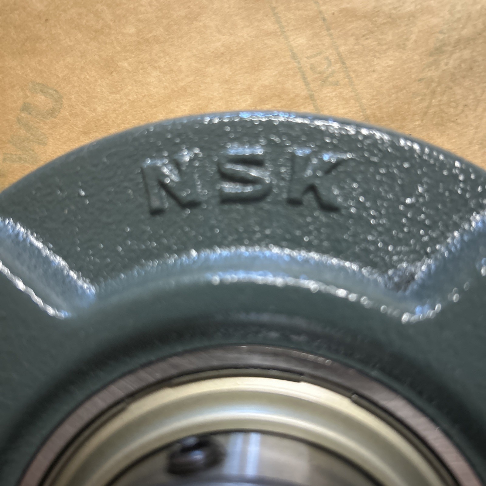 NSK FC209 4-Bolt Cast Iron Flange Cart W/UC209-28 Radial Insert Ball Bearing