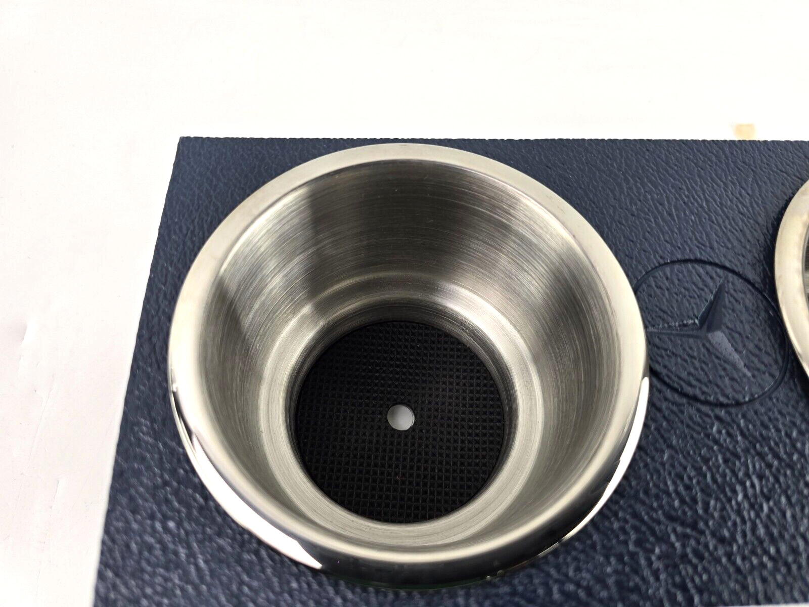 Mercedes Benz Center Console Cupholder – W107 & W126 – Navy Blue *Cracked Bottom