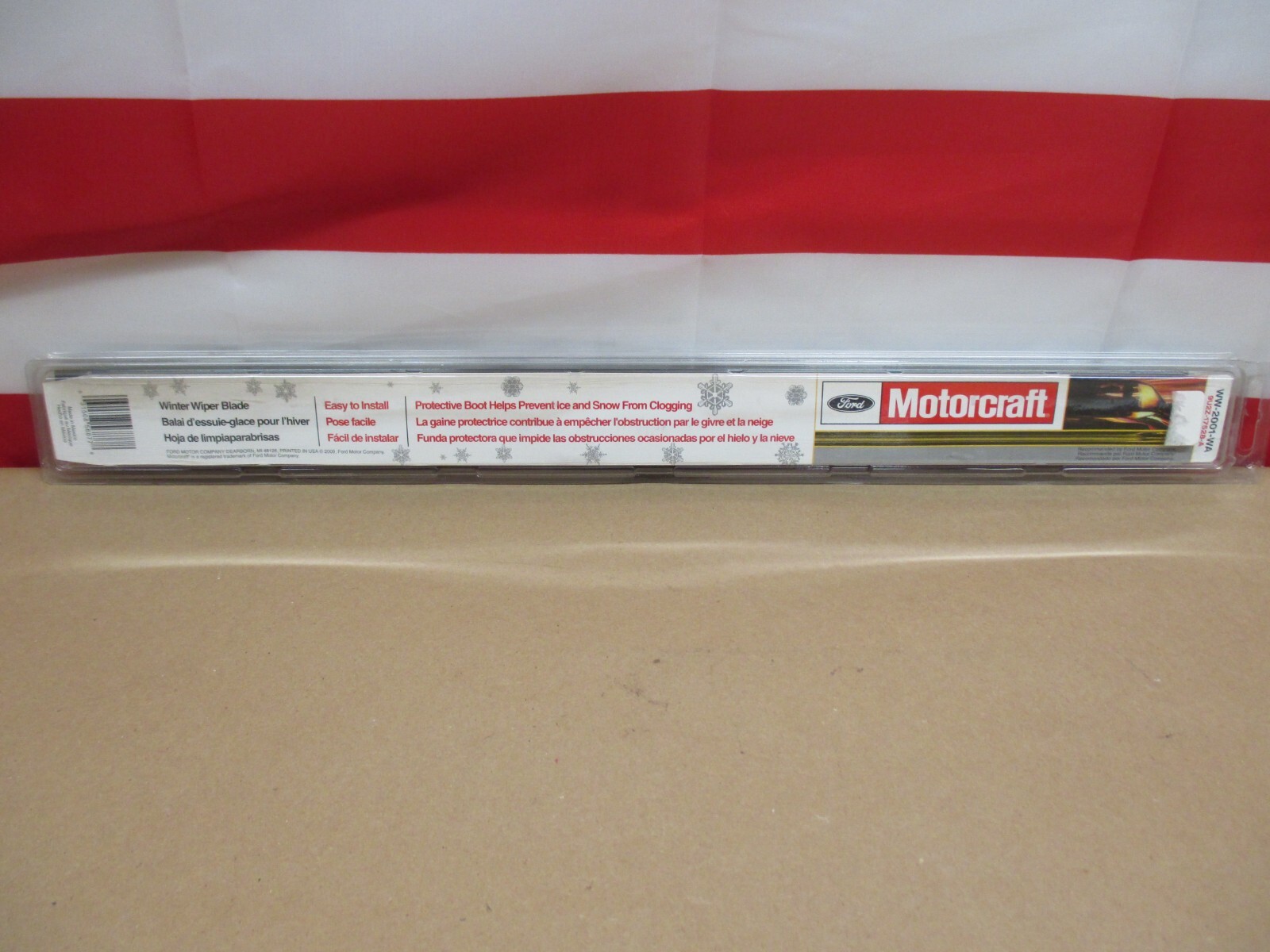 WW-2001-WA WIPER BLADE 20″ 9U2Z-17528-A FORD MOTORCRAFT 2 BLADES IN THIS LOT NEW
