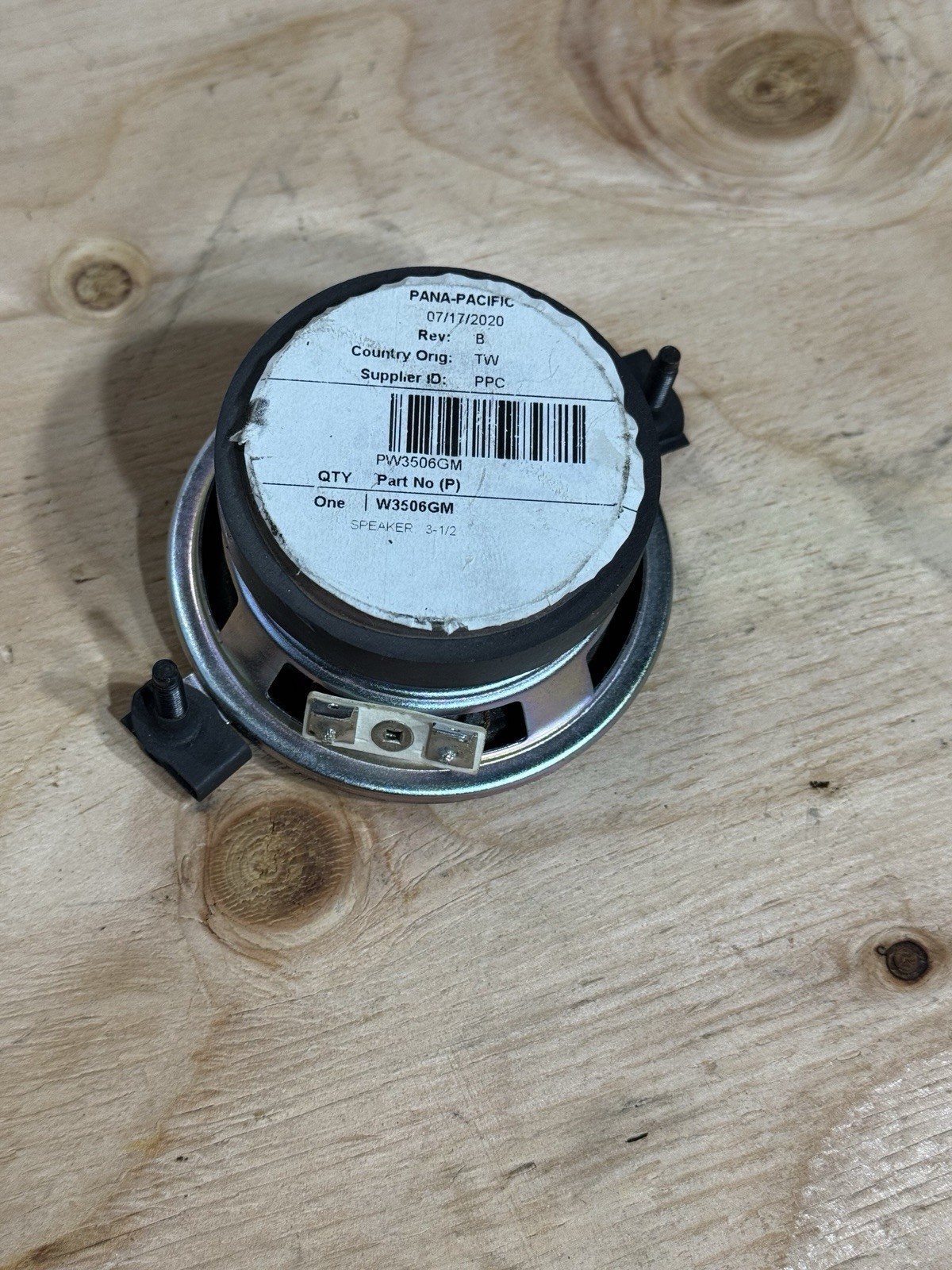 Pana Pacific W3506GM Radio Speaker