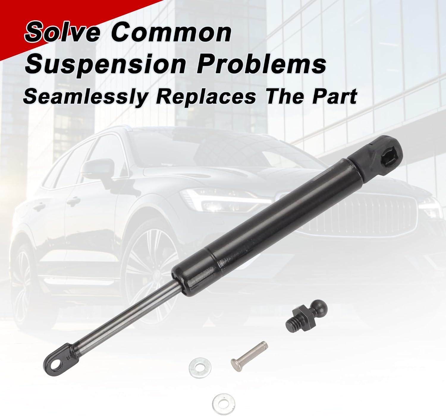 Heavy Duty Gas Spring Assembly W/ Screw Kit 6990-401765X1 For Mack Volvo Trucks