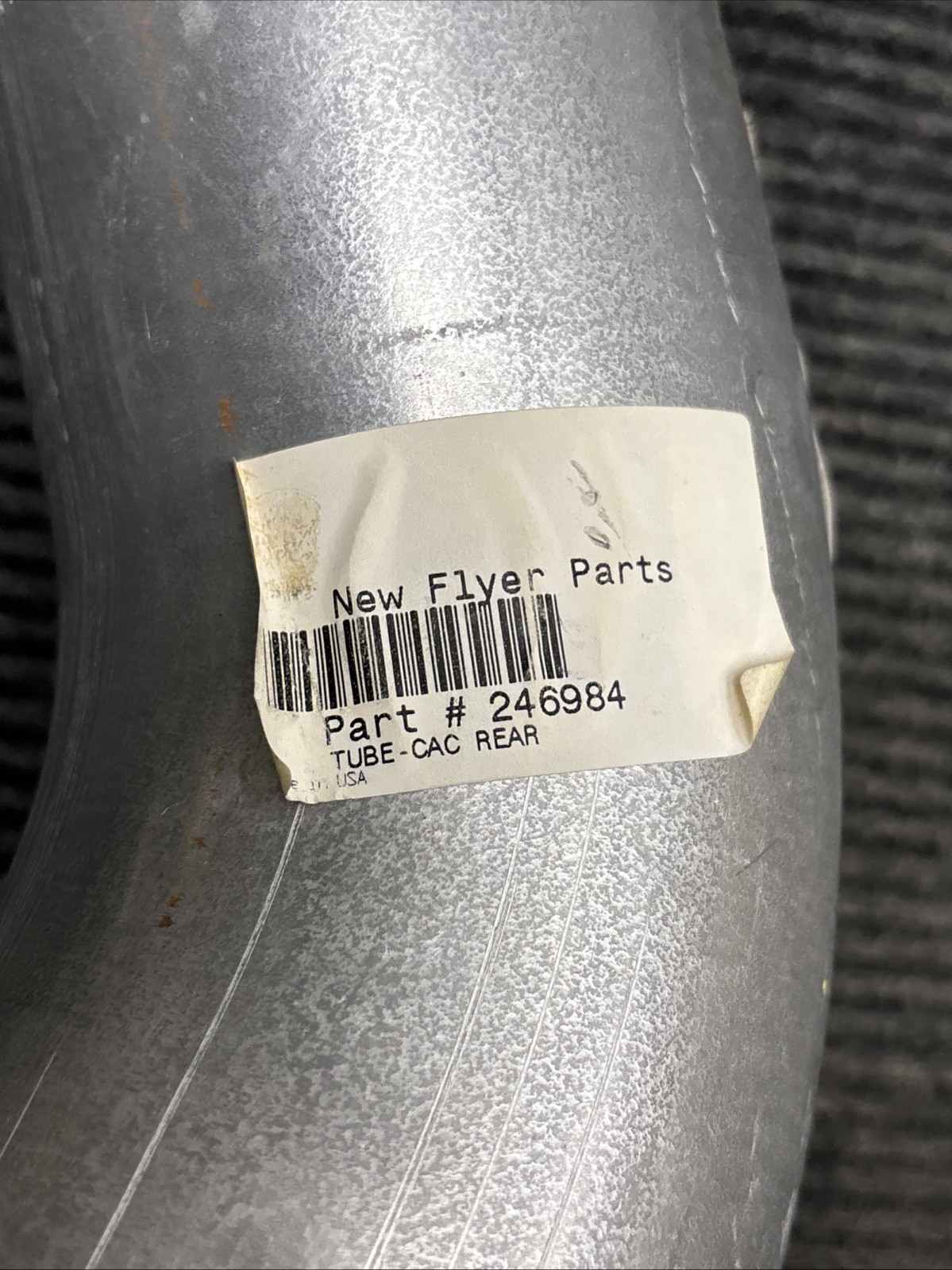 New Flyer Tube-CAC Rear 246984
