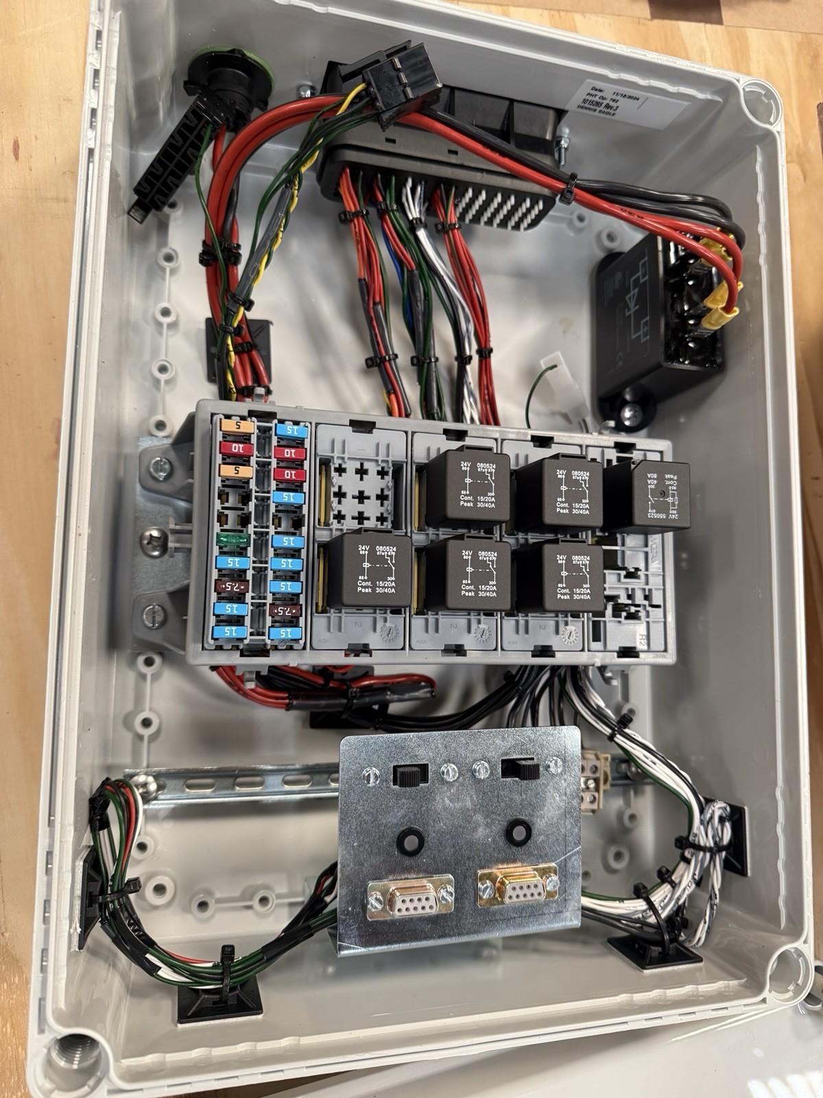 Dennis Eagle RCV Truck Trailer Electrical Harness Junction Box Assembly 1015265