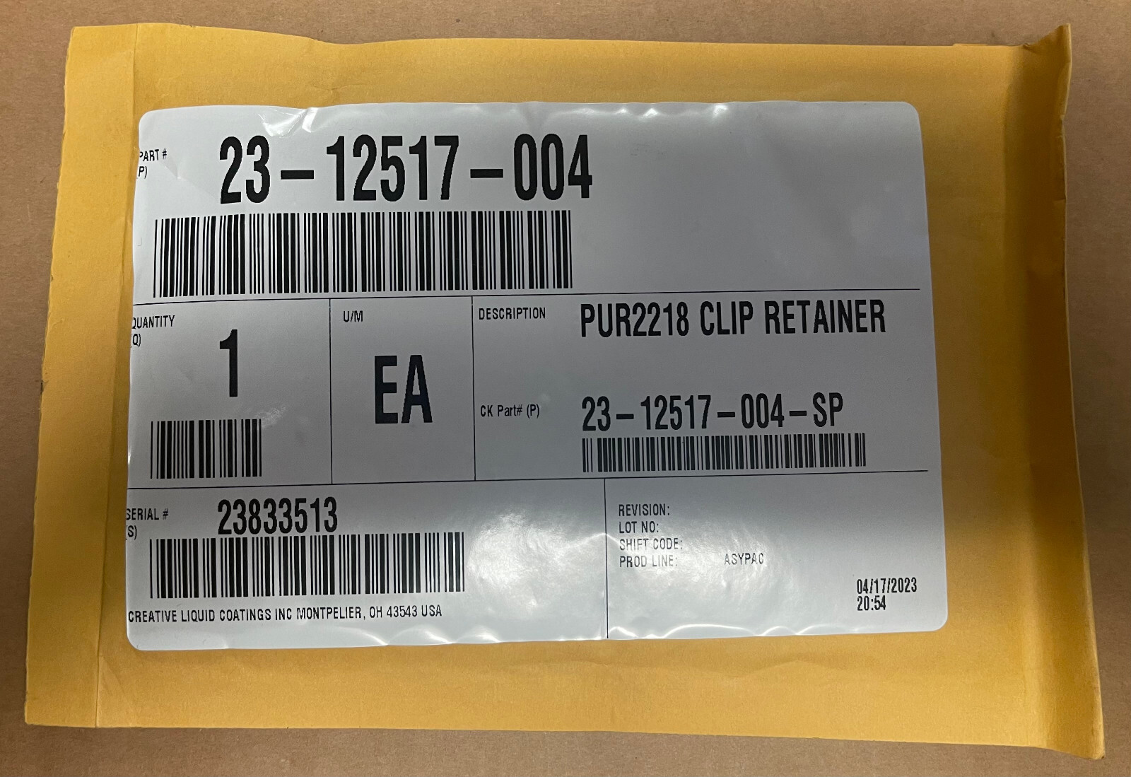 FREIGHTLINER Panel Clip Retainer 23-12517-004