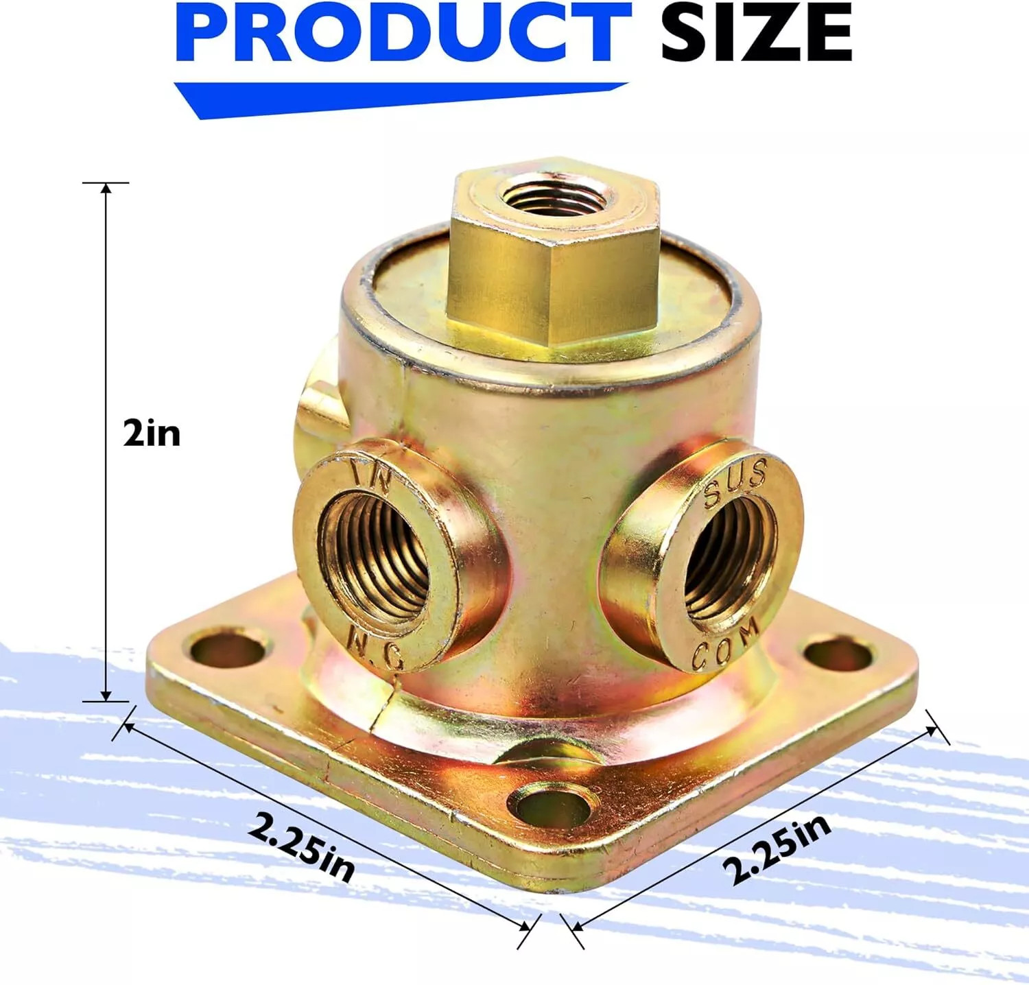 90554615 3-Way Pilot Valve Port For Trailer & Trucks (Replaces Haldex 90554615)