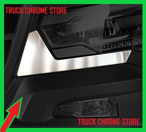 DAF XG HEADLIGHT FRONT CHROME Stainless Steel 1 SET.