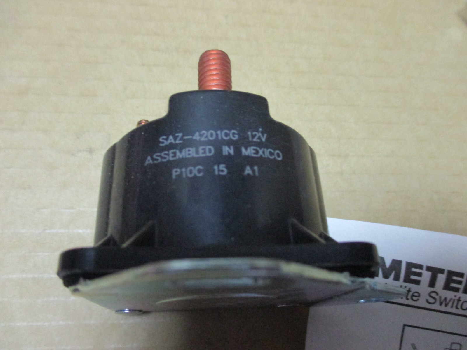 15-436 AMETEK SOLENOID W/SUPPRESSION DIODE 12V PRESTOLITE SWITCH TRUCK PARTS NEW