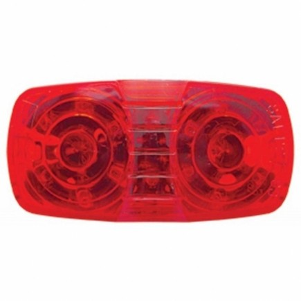 United Pacific 38226 Clearance/Marker Light Red Led/Red Lens, Rectangle Design,