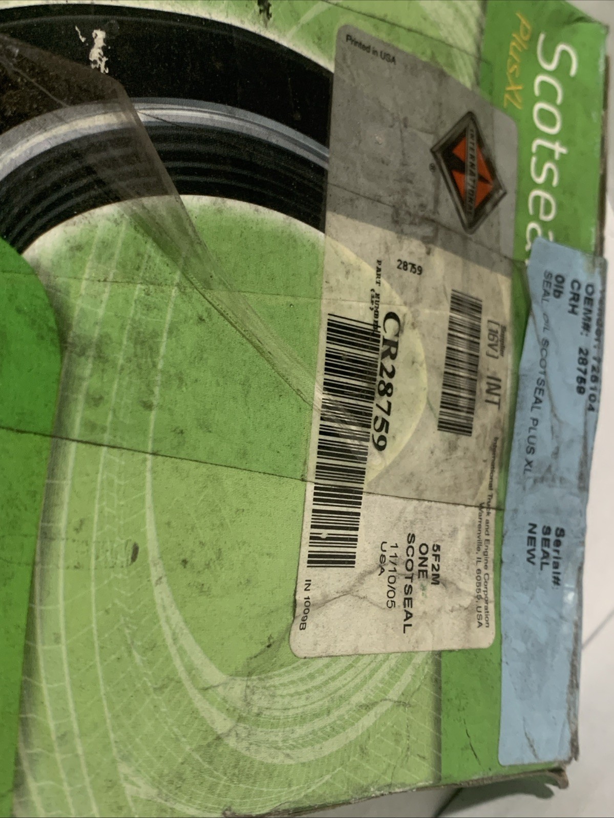 SKF CR28759 pdc SCOTSEAL PLUS XL FRONT WHEEL SEAL