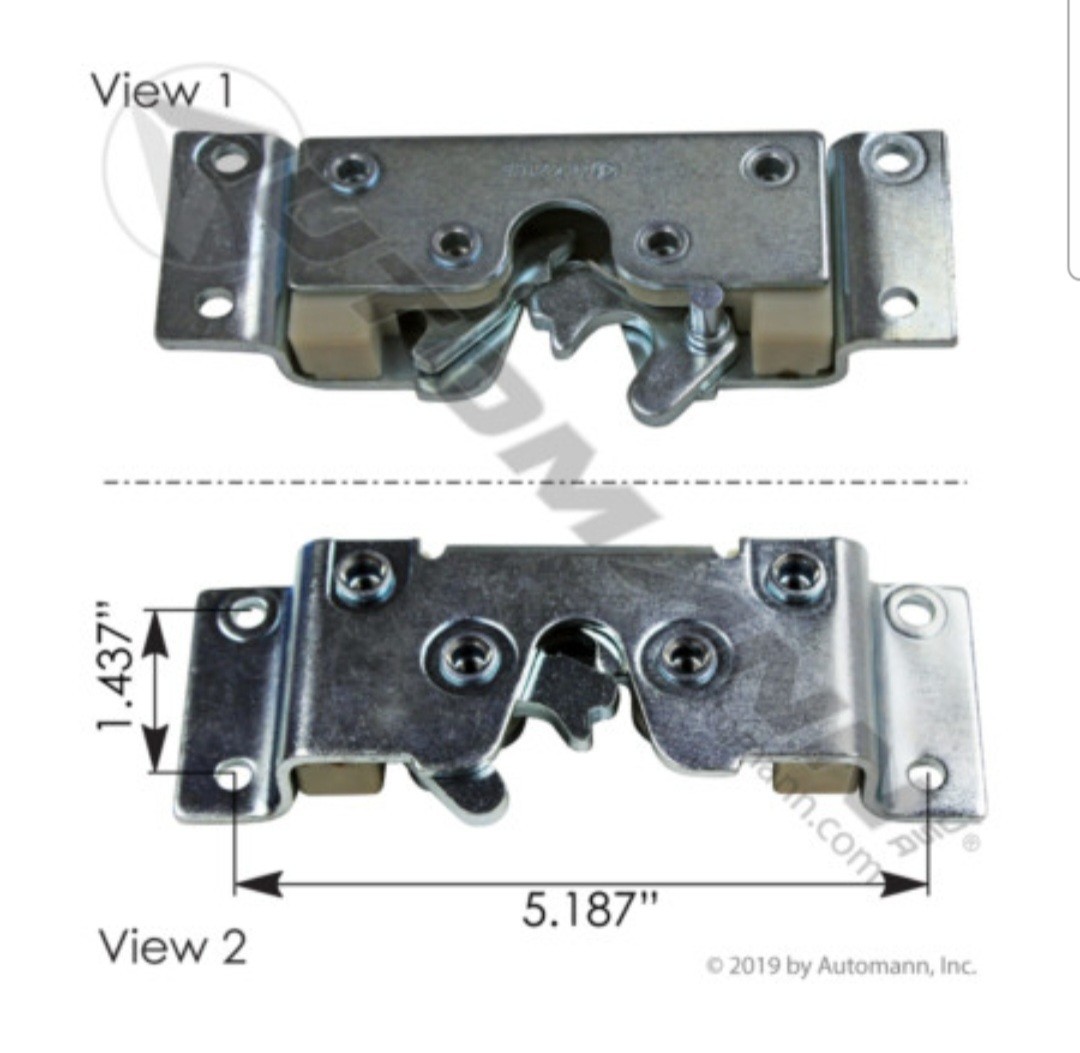 Automann HLK2165 Kenworth Exterior Door Latch L/H (AUM)