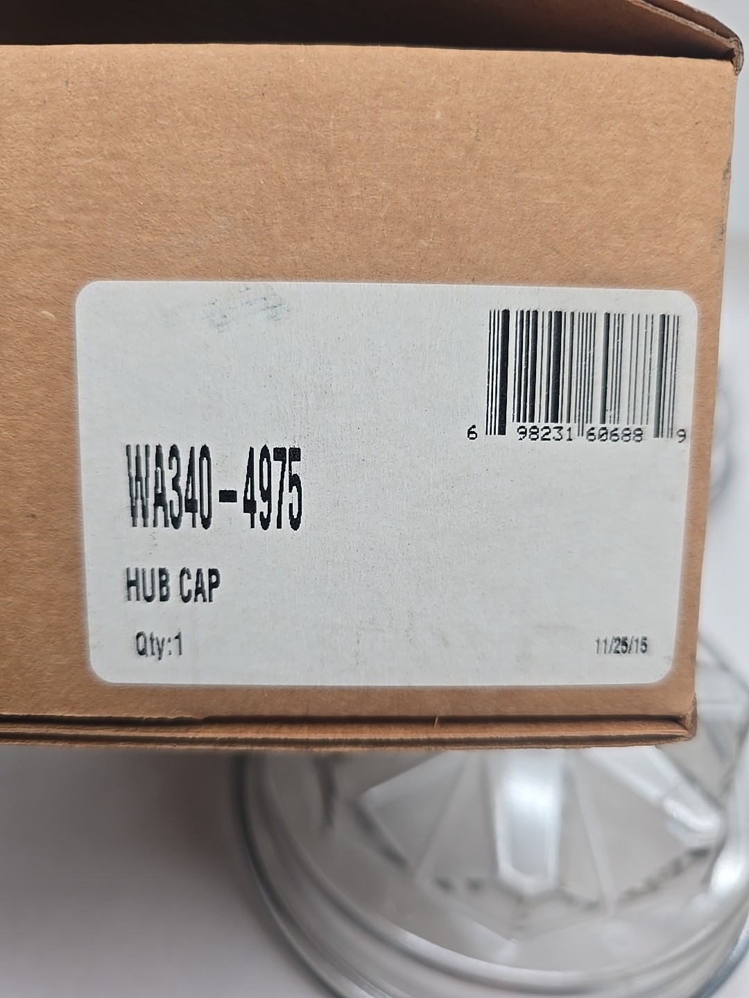 2 pack HUBCAP #340-4975 34075p 40-4975