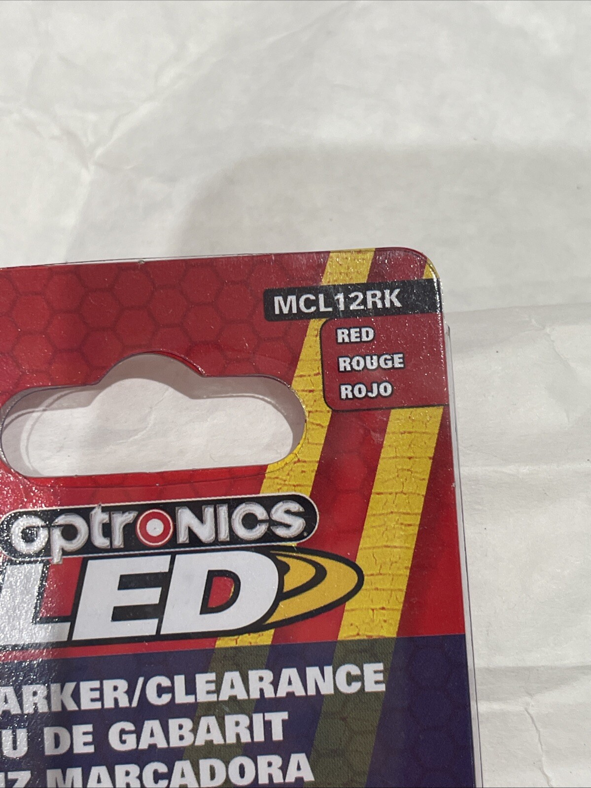 Qty 2 New Optronics LED Uni-Light Marker/Clearance Red #MCL12RK