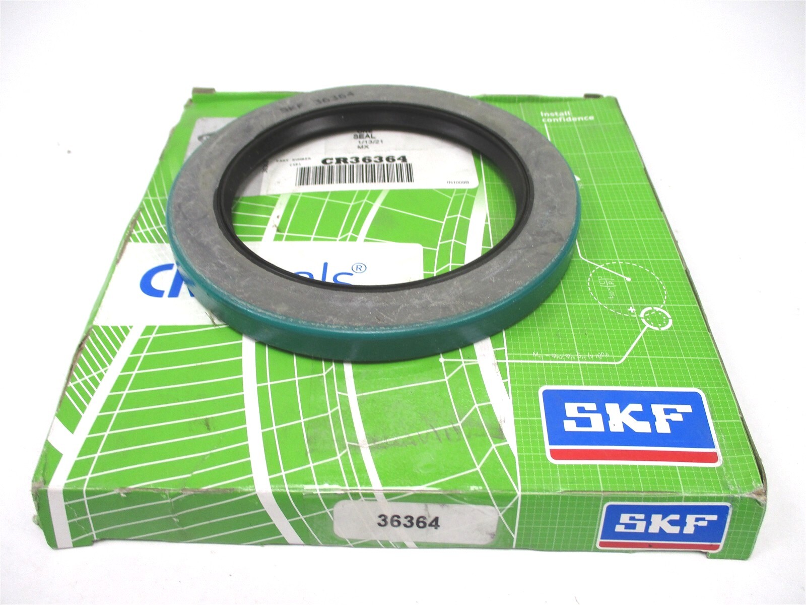 36364 NEW GENUINE SKF OIL SEAL 3.625 RADIAL SHAFT 370011A CR36364