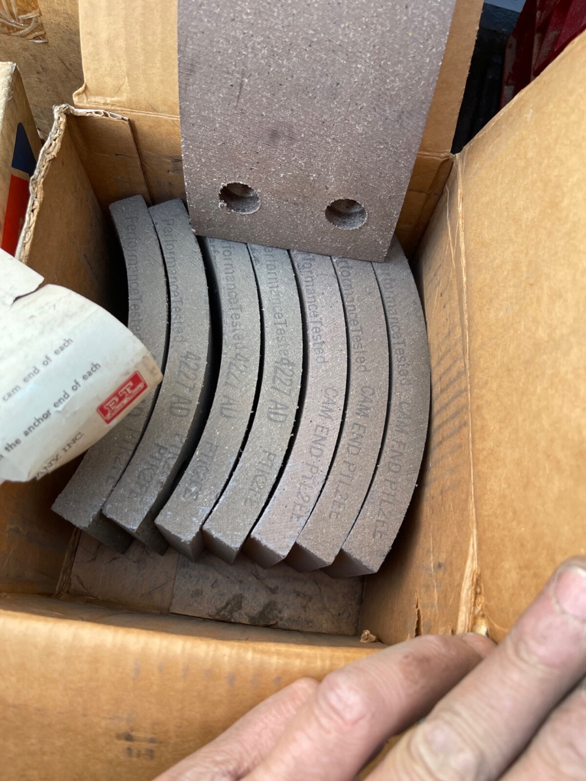 Ferra block brake lining 4227ad Dwayne2. box of 8