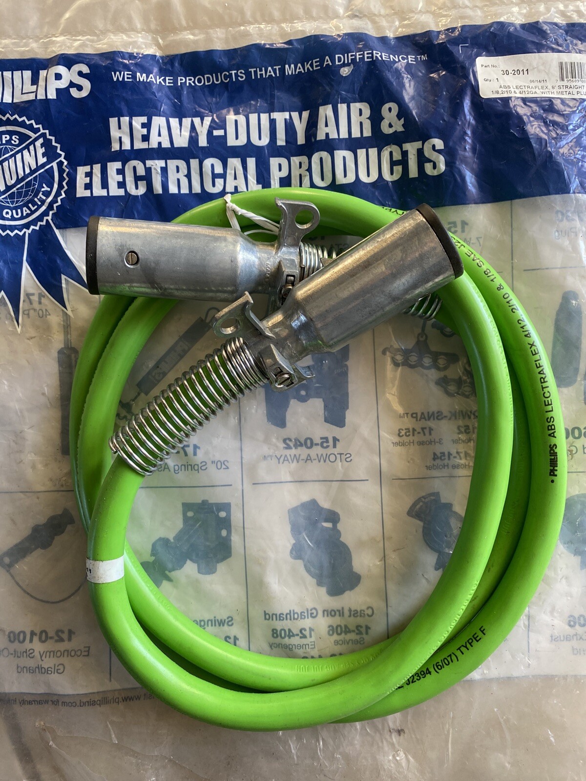 Phillips 30-2011 ABS LECTRAFLEW 8′ STRAIGHT w/ METAL PLUG