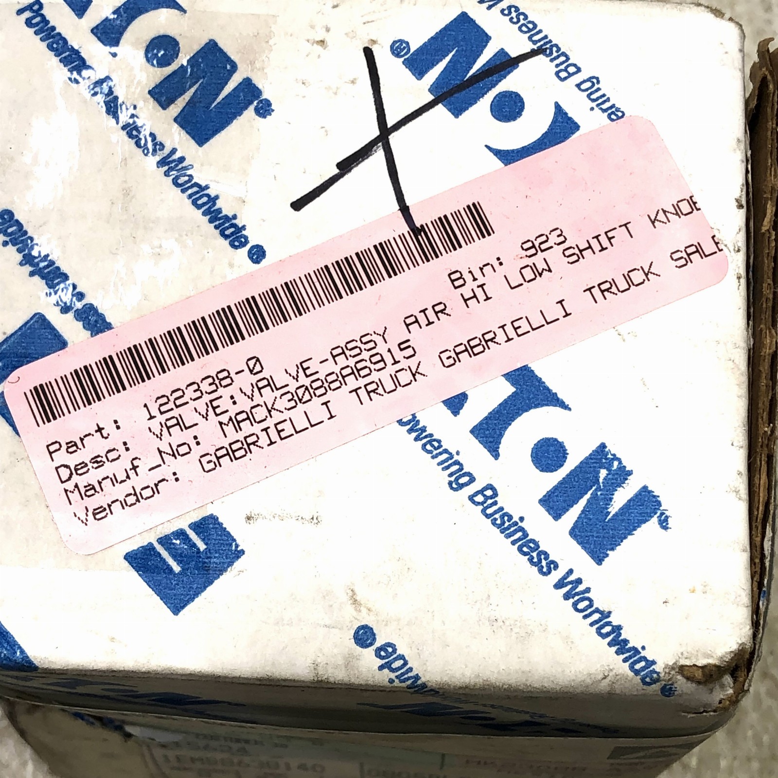 Eaton Fuller 3088-A6915 Master Shift Valve Knob For 15 Speed 7LL 8LL 9MLL