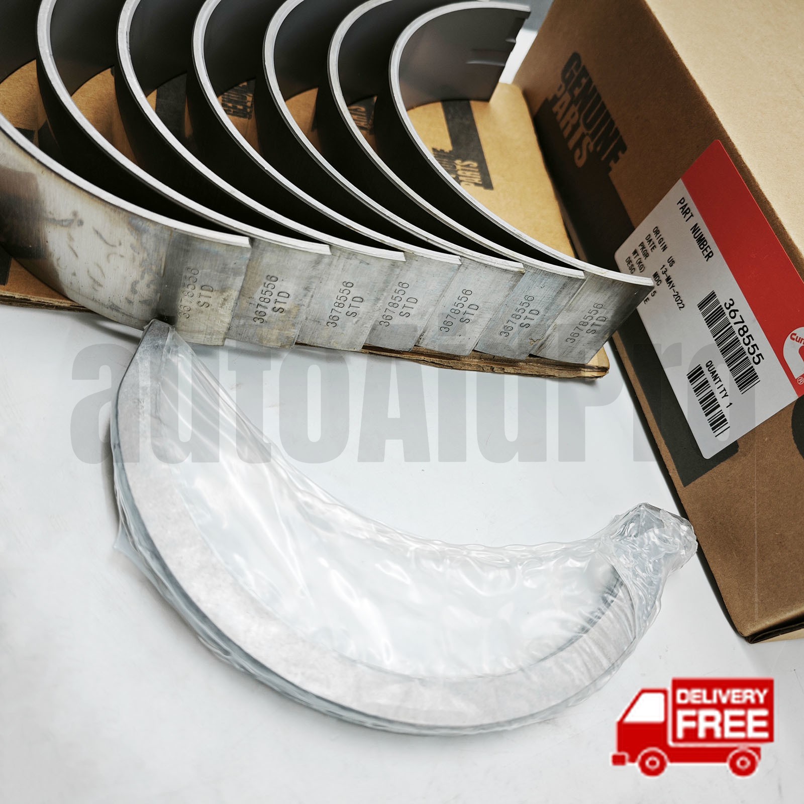 Brand new 3678555 Standard Main Bearing Kit for Cummins ISX. PAI 3800298
