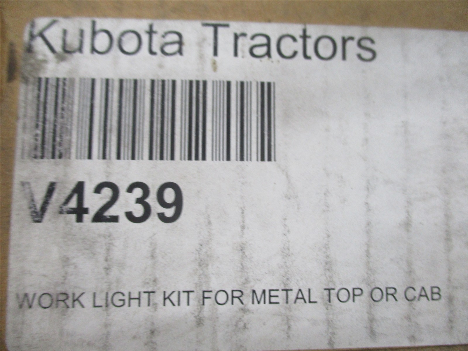 V4239 GENUINE OEM KUBOTA WORK LIGHT KIT RTV-900 RTV-1140