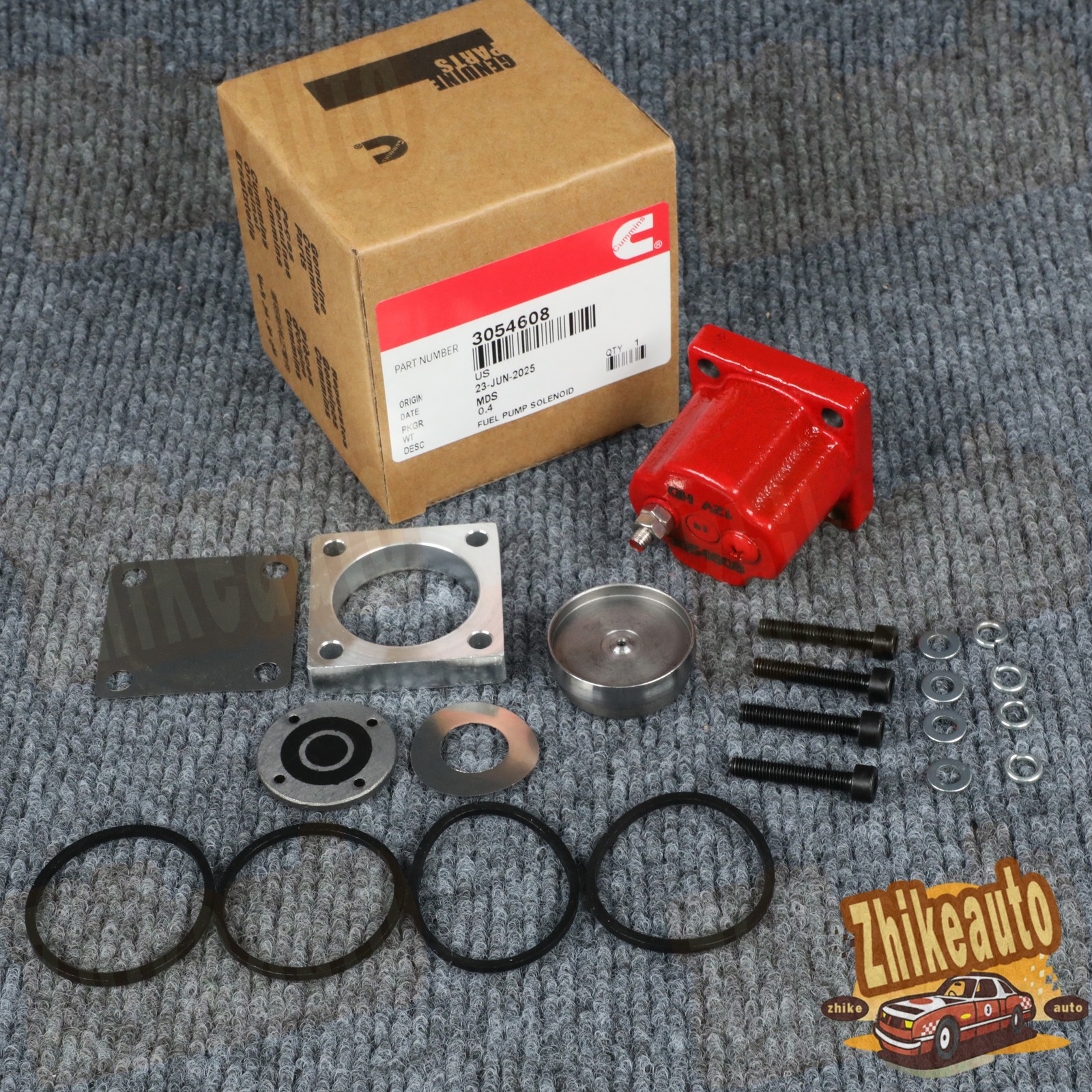 NEW Fuel Shutoff Valve Set for Cummins N14 180204 209940 3054608 Solenoid US