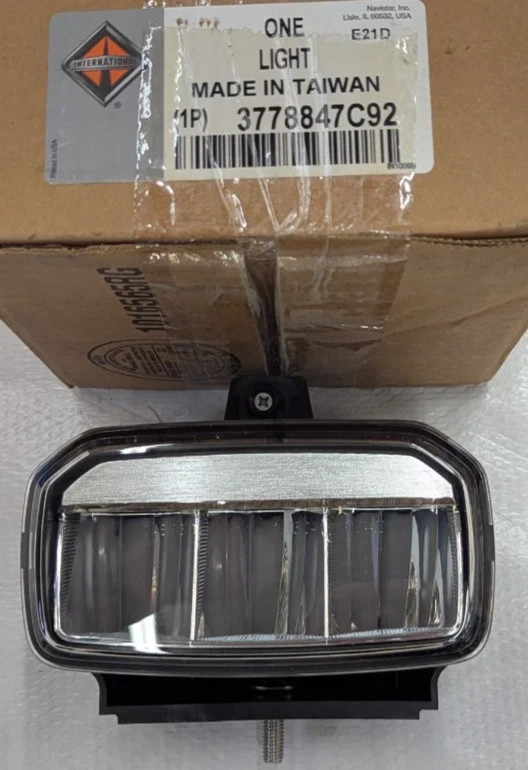 3778847C92 International LED Fog Light For HV trucks Slim Bracket Stud Mount