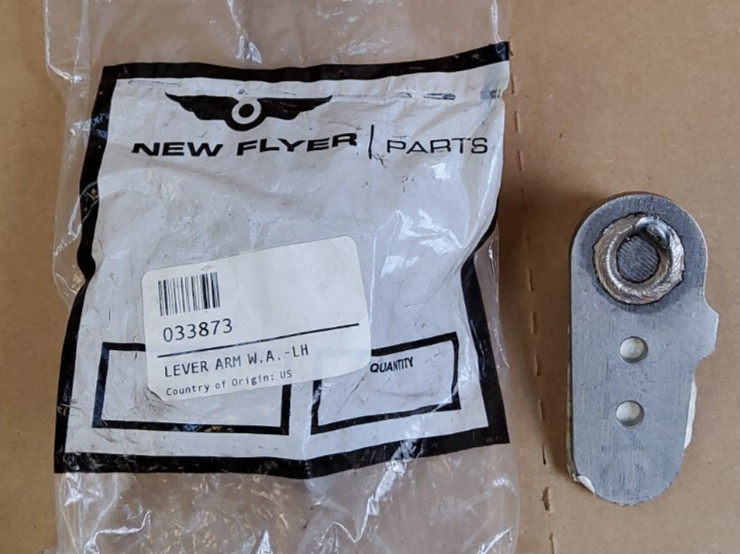 New Flyer LH W.A. LEVER ARM P/N: PN 033873