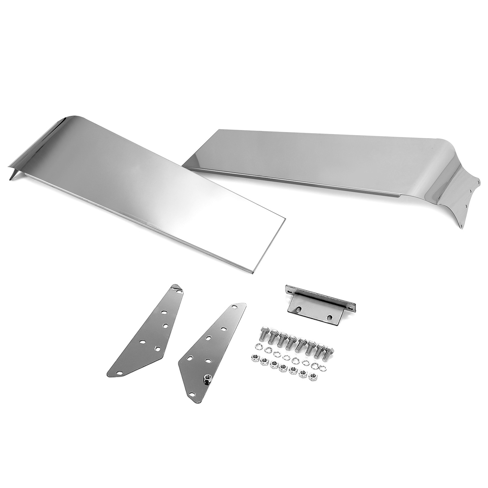 For Peterbilt 377 378 379 335 386 Silver 13″ Drop Sun Visor 304 Stainless Steel