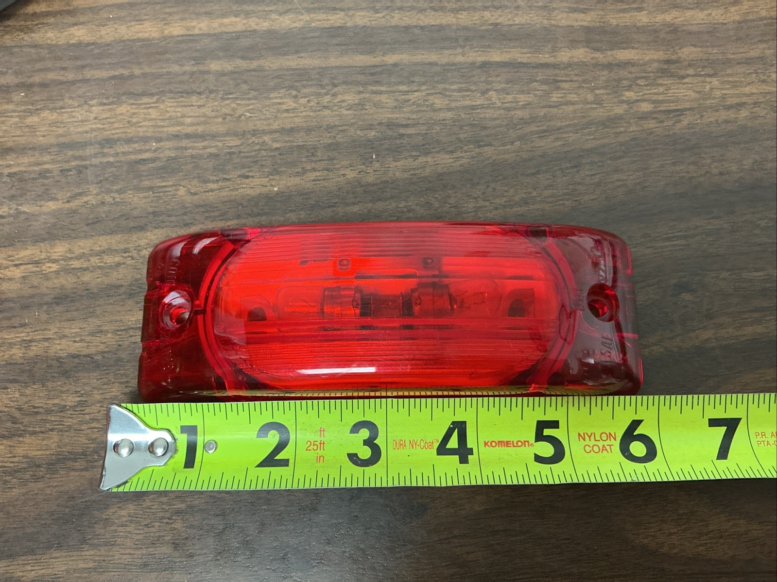 Truck Lite 45462 Marker Light Red, Polycarbonate, Incandescent, Hardwired 12