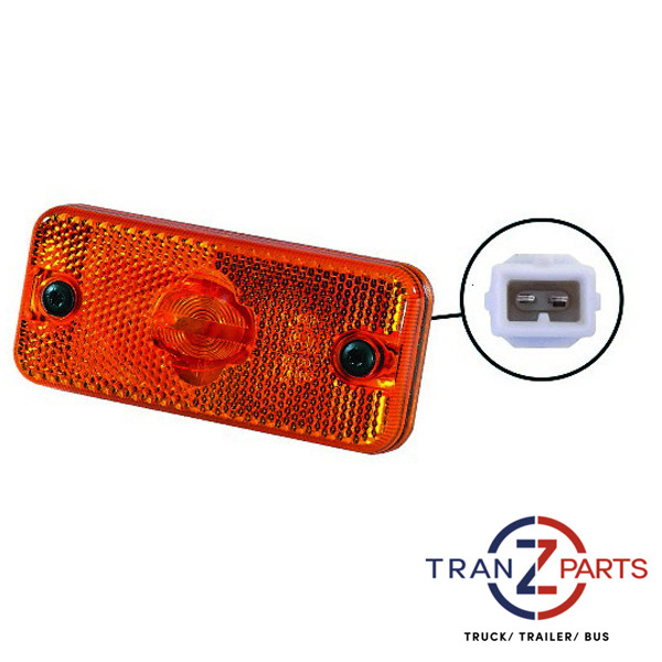 FITS DAF CF65, CF75, CF85, XF95, LF45 LF55 GENUINE AMBER SIDE MARKER LIGHT LAMP