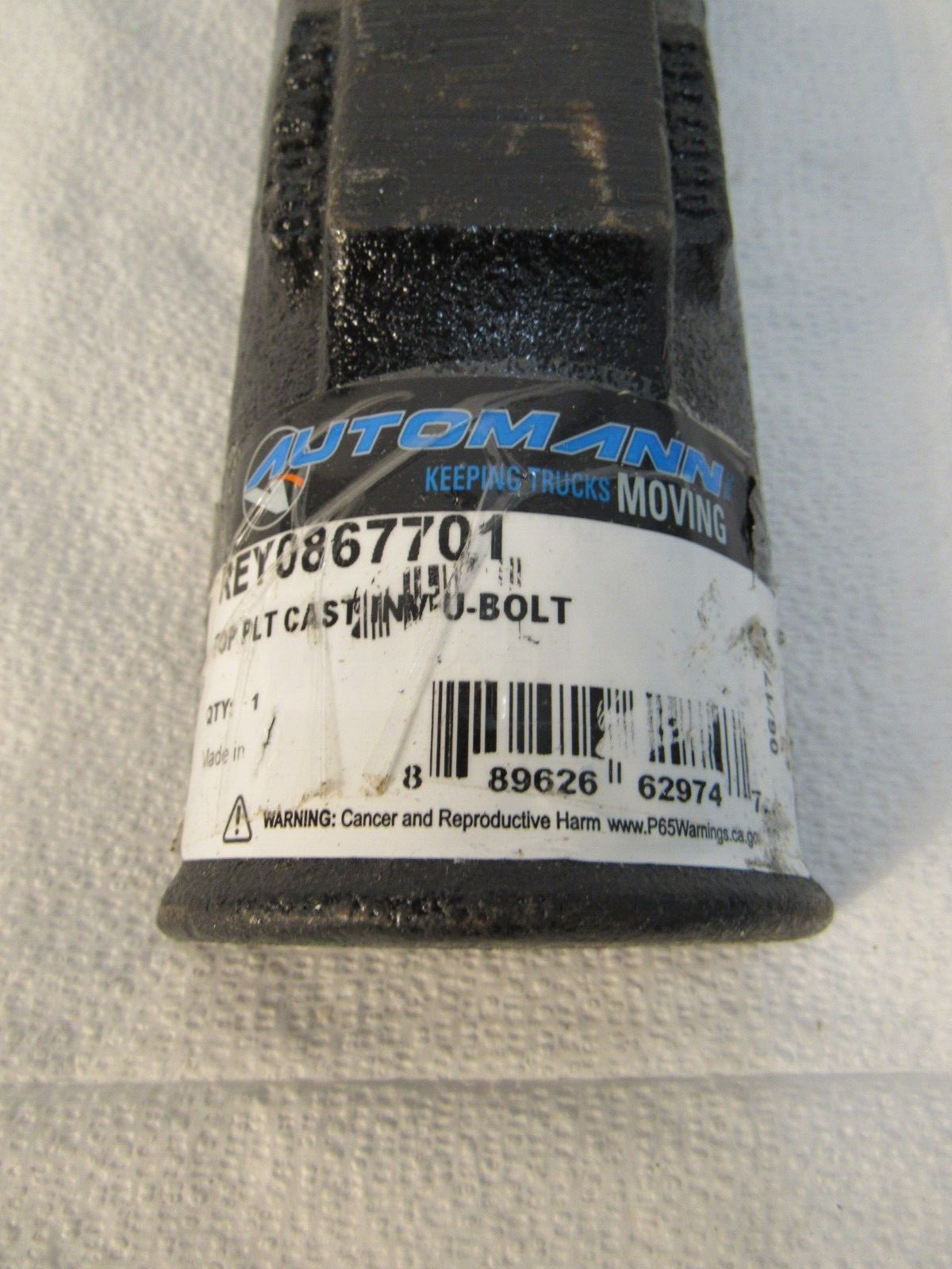 Automann REY0867701 Top Plate Cast Iron INV. U-Bolt