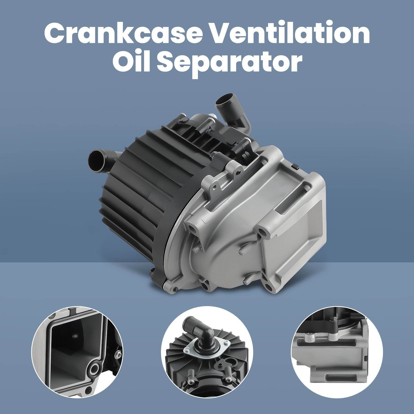 Crankcase Ventilation Oil Separator w/Gasket For Volvo Mack D13 MP8 2008-2014