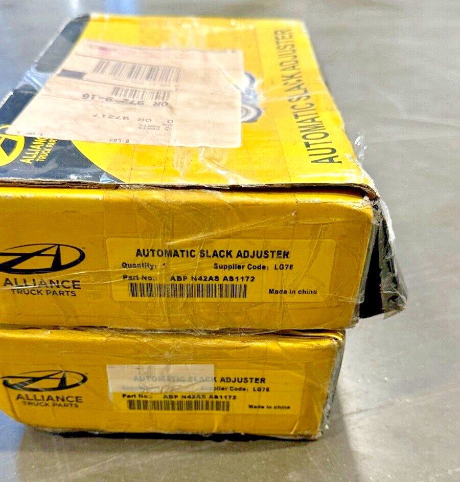 TWO NEW Alliance Truck Parts ABP N42AS AS1140 Automatic Slack Adjuster