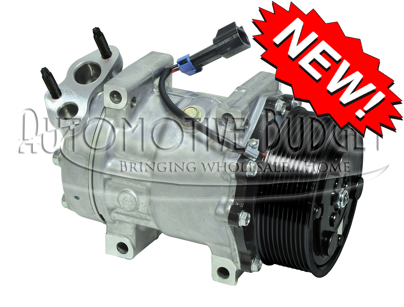 A/C Compressor w/Clutch for Sanden 4347 International/Navistar – NEW
