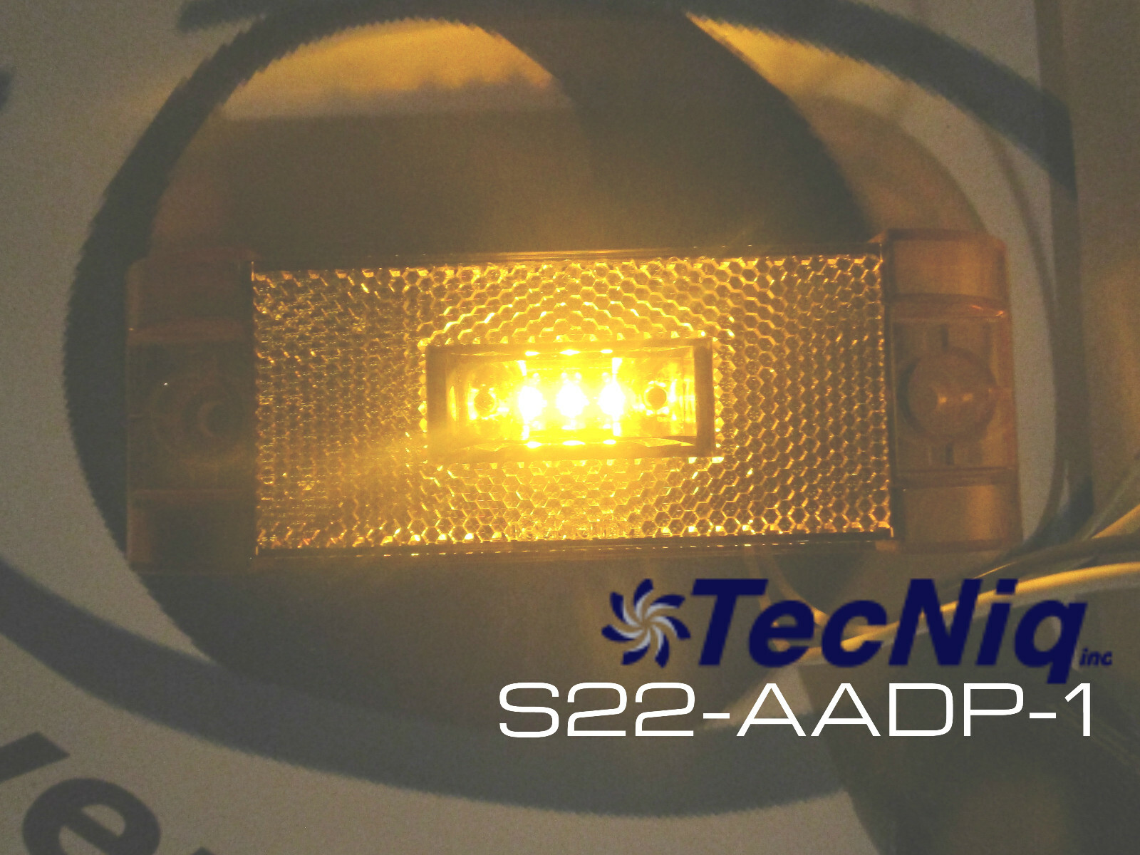2Pack TecNiq USA S22-AADT 6″ Midship TURN SIGNAL SIDE MARKER LED Truck Lights