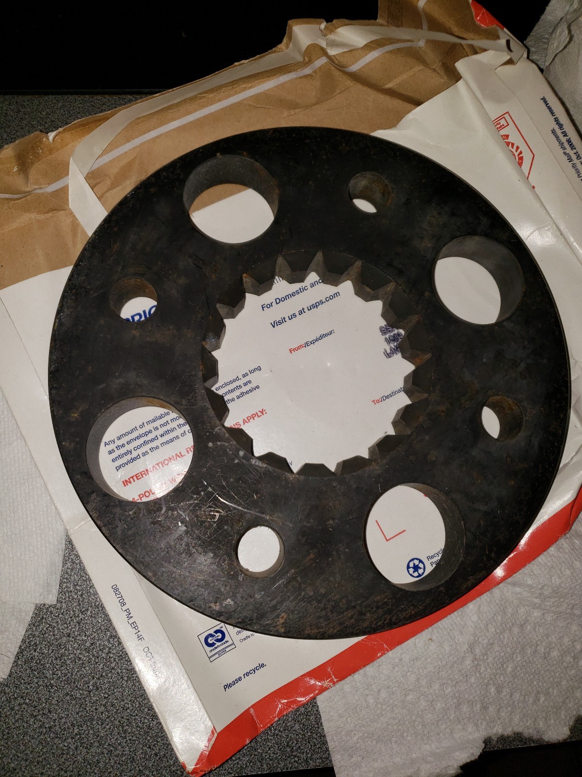World American 126307 High Speed Clutch Plate for Eaton Spicer Dana Differential
