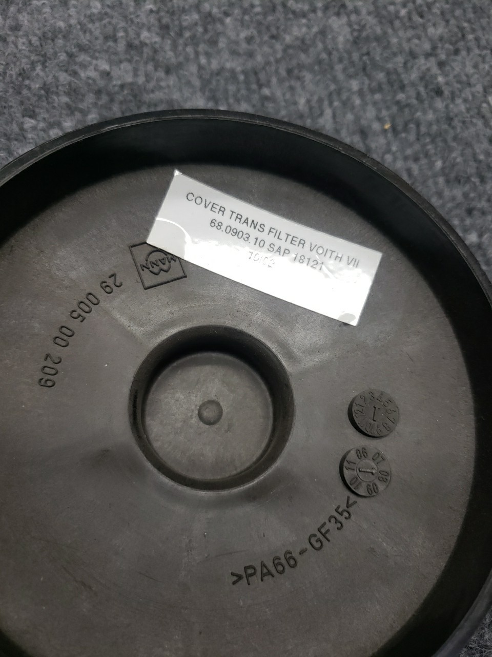 VOITH Transmission Pan Filter Cover, MANN 29-005-00-209, 68-0903-10, 8909031/new