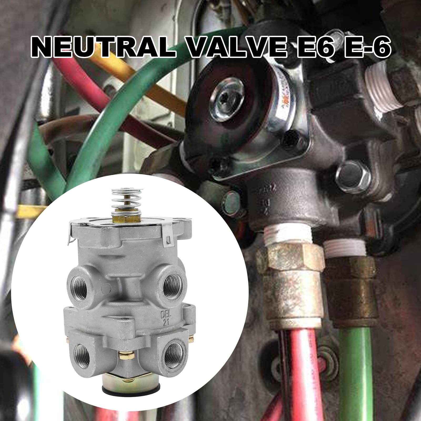 E 6 Truck Brake Valve E6 Dual Circuit Foot Control Replaces 286171 KN22140