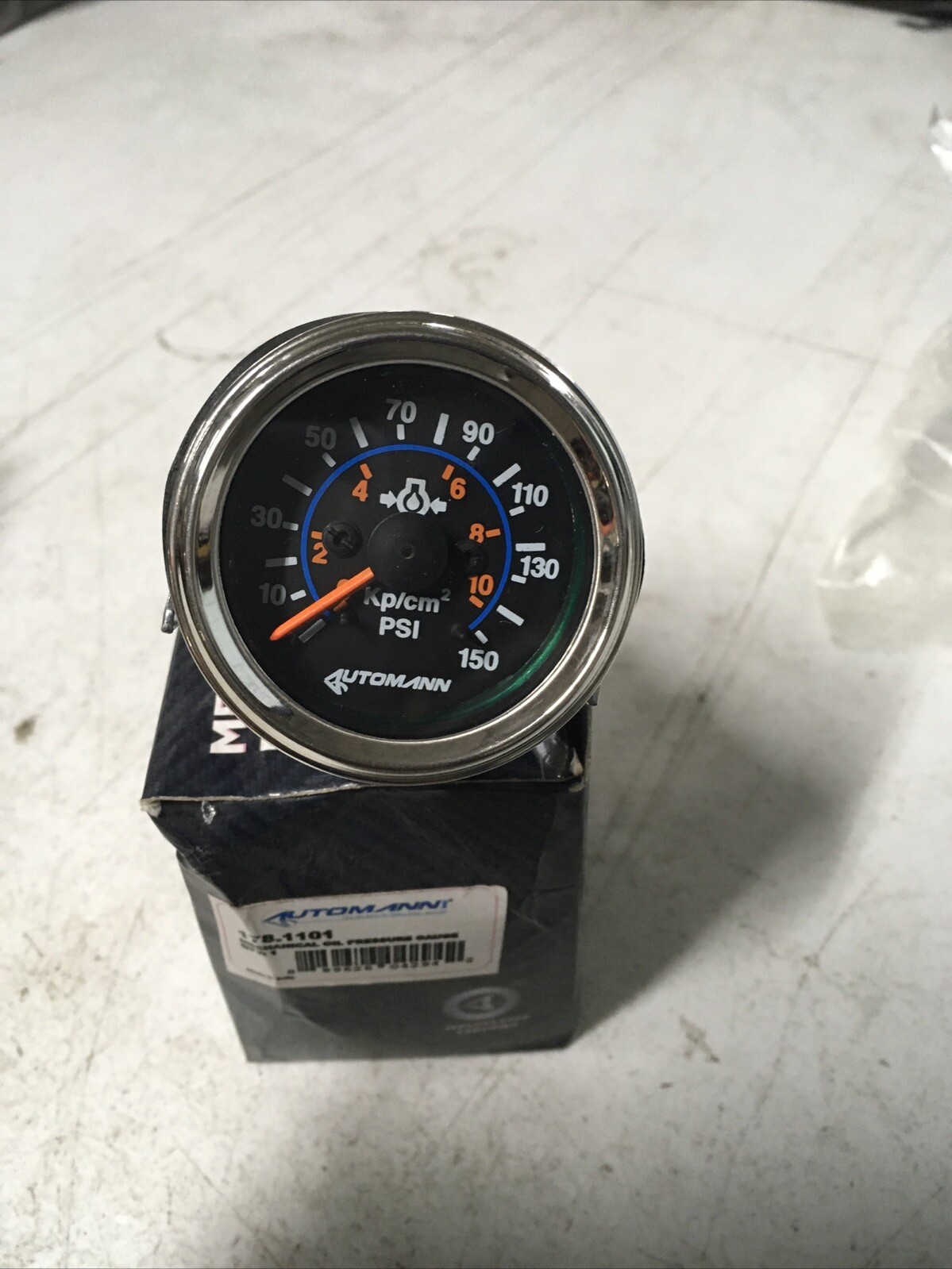Automann 178.1101 Mechanical Oil Pressure Gauge universal oil pressure gauge