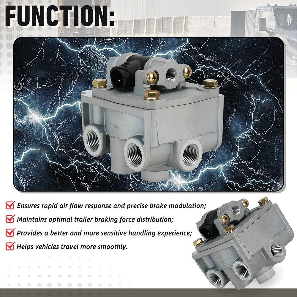 ABS Traction Relay Air Brake Valve For Volvo Truck K070951 K070962 12V