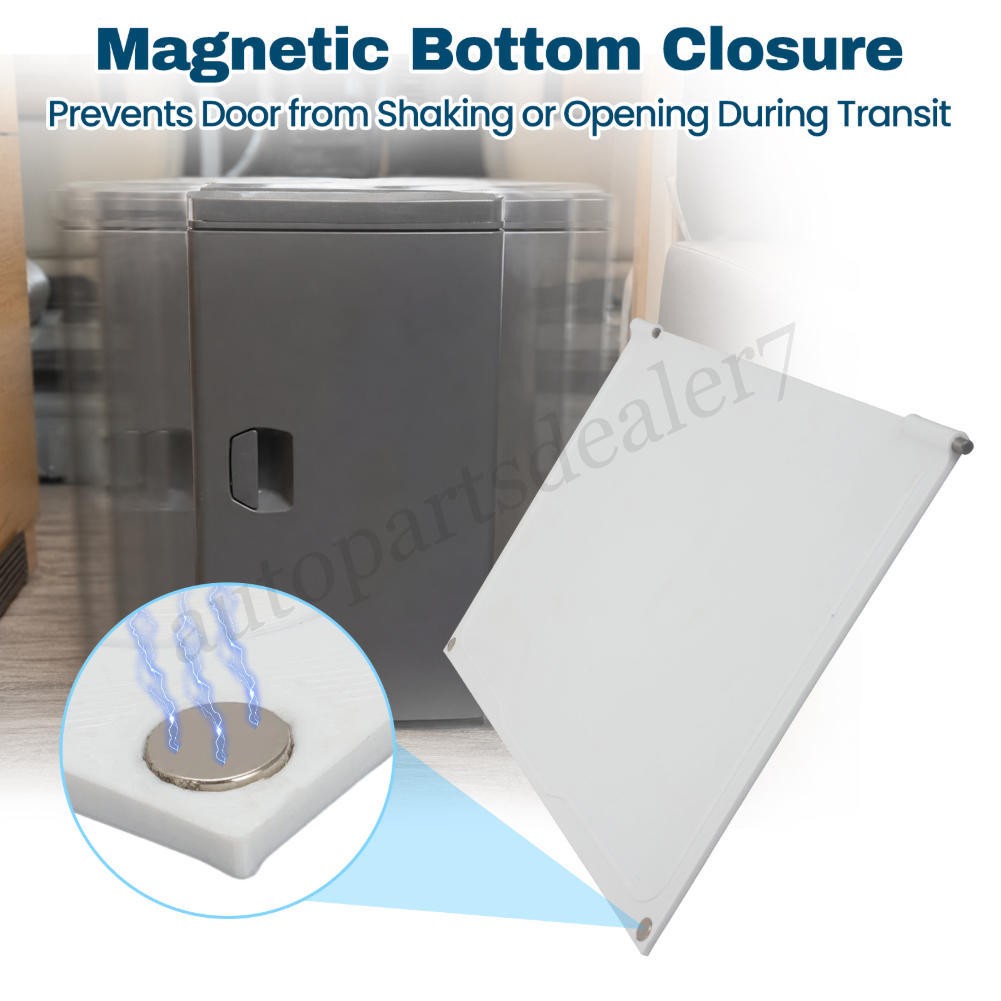 For Volvo 860 Reinforced Replacement Freezer Door, Metal Hinges & Bottom Magnets