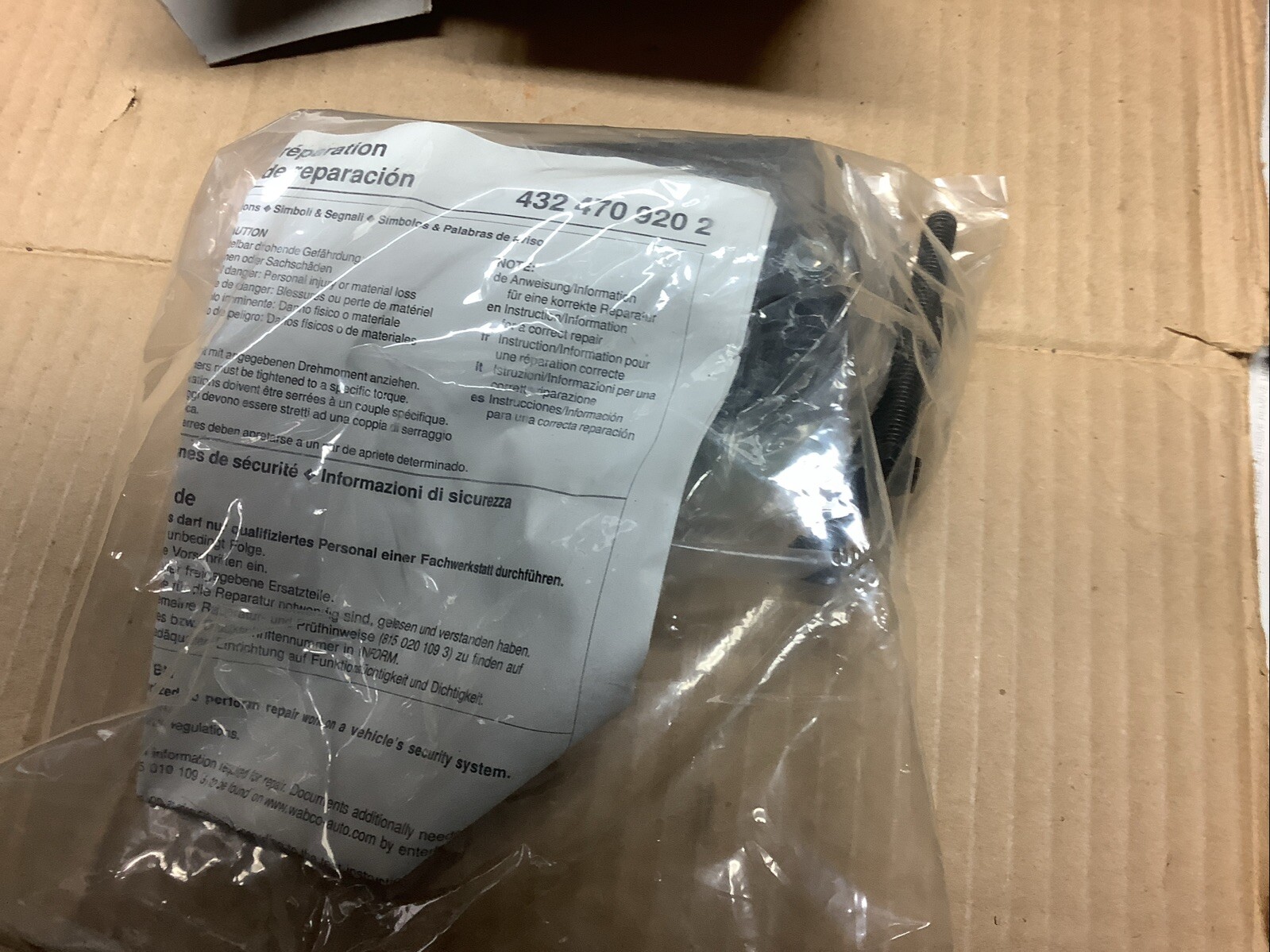 S432-470-920-2 GENUINE WABCO GOVERNOR OEM – Nos