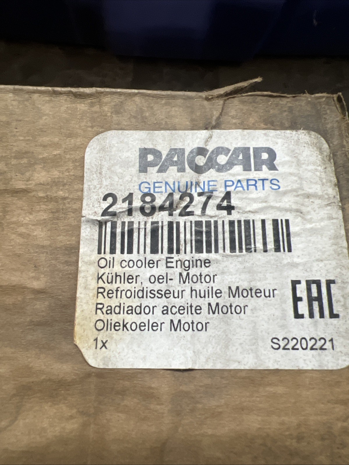 Paccar 2184274