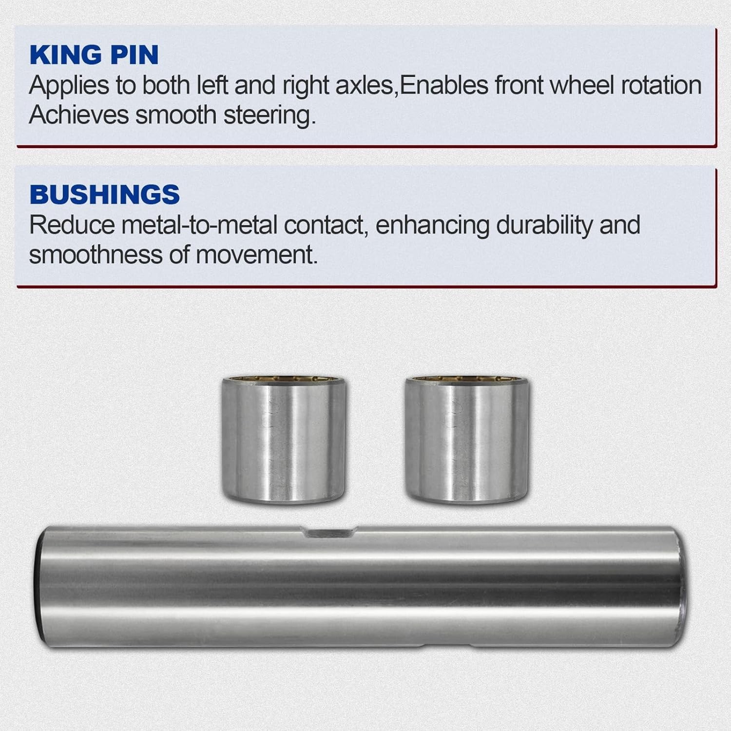 K120A Freightliner Cascadia King Pin Kit Set No Ream P6073300019KZ P6073300119KZ