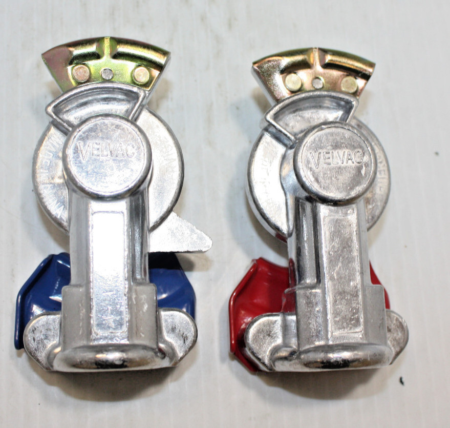 Velvac 035045, 035042 Glad Hand Set(Blue& Red) , Aluminum OEM